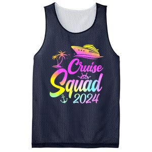 Cruise Squad 2024 Summer Vacation Matching Family Group Mesh Reversible Basketball Jersey Tank