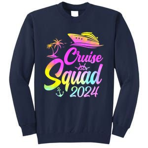 Cruise Squad 2024 Summer Vacation Matching Family Group Tall Sweatshirt