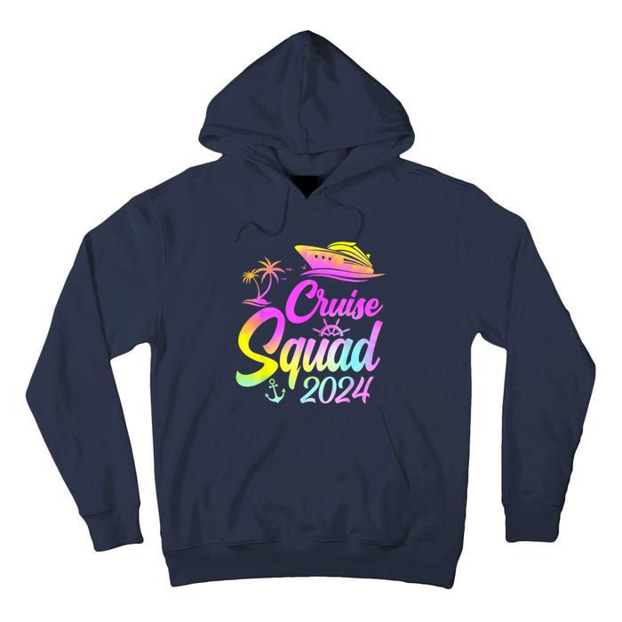 Cruise Squad 2024 Summer Vacation Matching Family Group Tall Hoodie