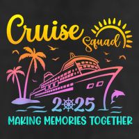 Cruise Squad 2025 Family Friends Vacation Matching Group 7 Panel Mesh Trucker Snapback Hat
