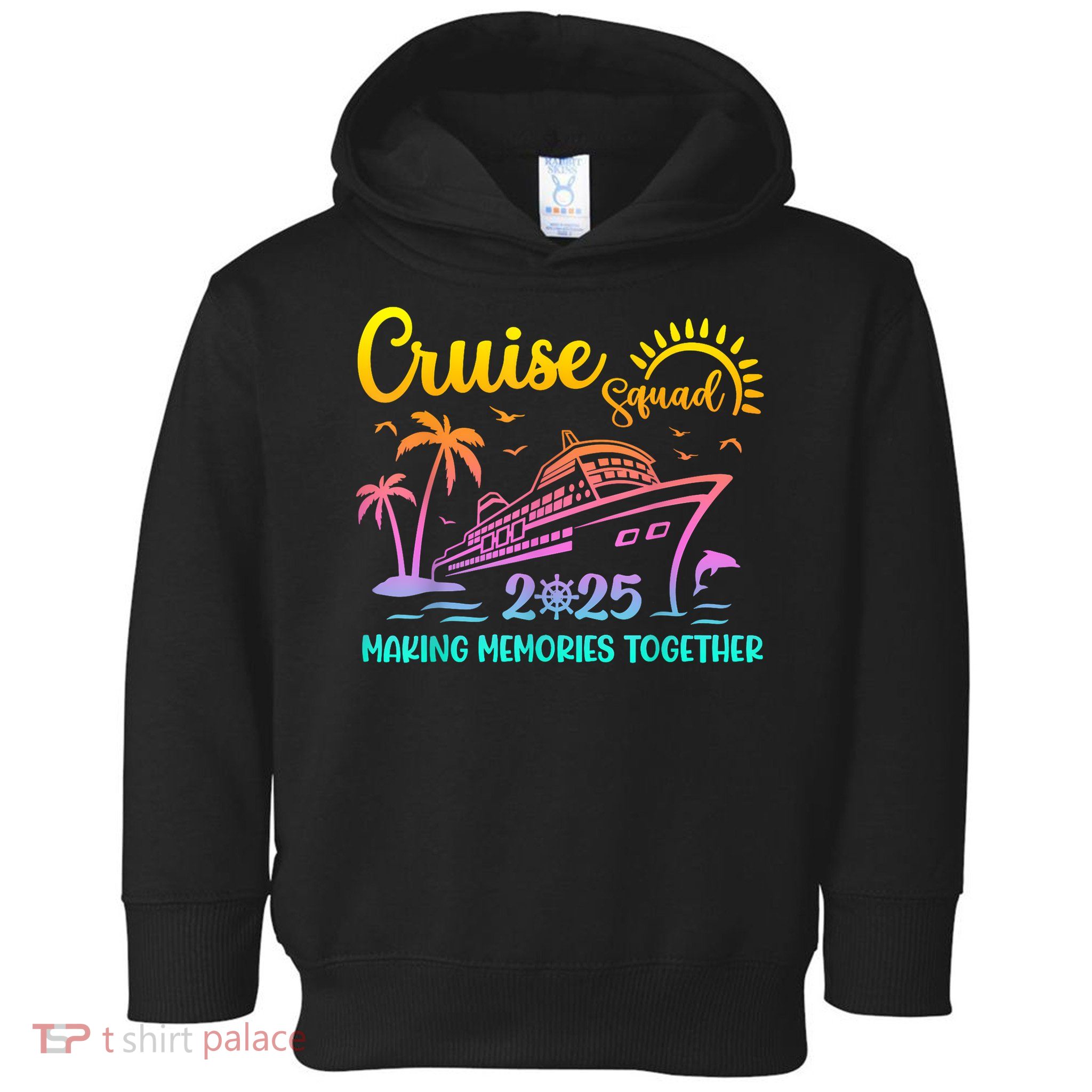 Cruise Squad 2025 Family Friends Vacation Matching Group Toddler Hoodie