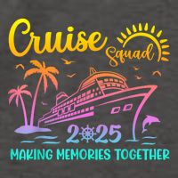 Cruise Squad 2025 Family Friends Vacation Matching Group Vector Backpack