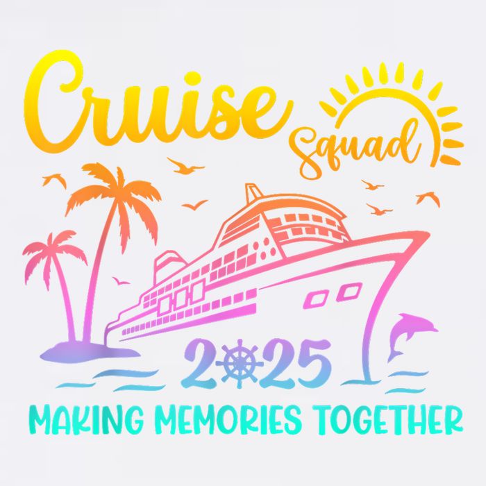 Cruise Squad 2025 Family Friends Vacation Matching Group Cooling Performance Crew T-Shirt