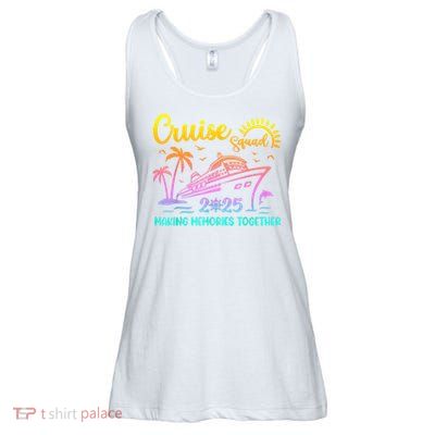 Cruise Squad 2025 Family Friends Vacation Matching Group Ladies Essential Flowy Tank