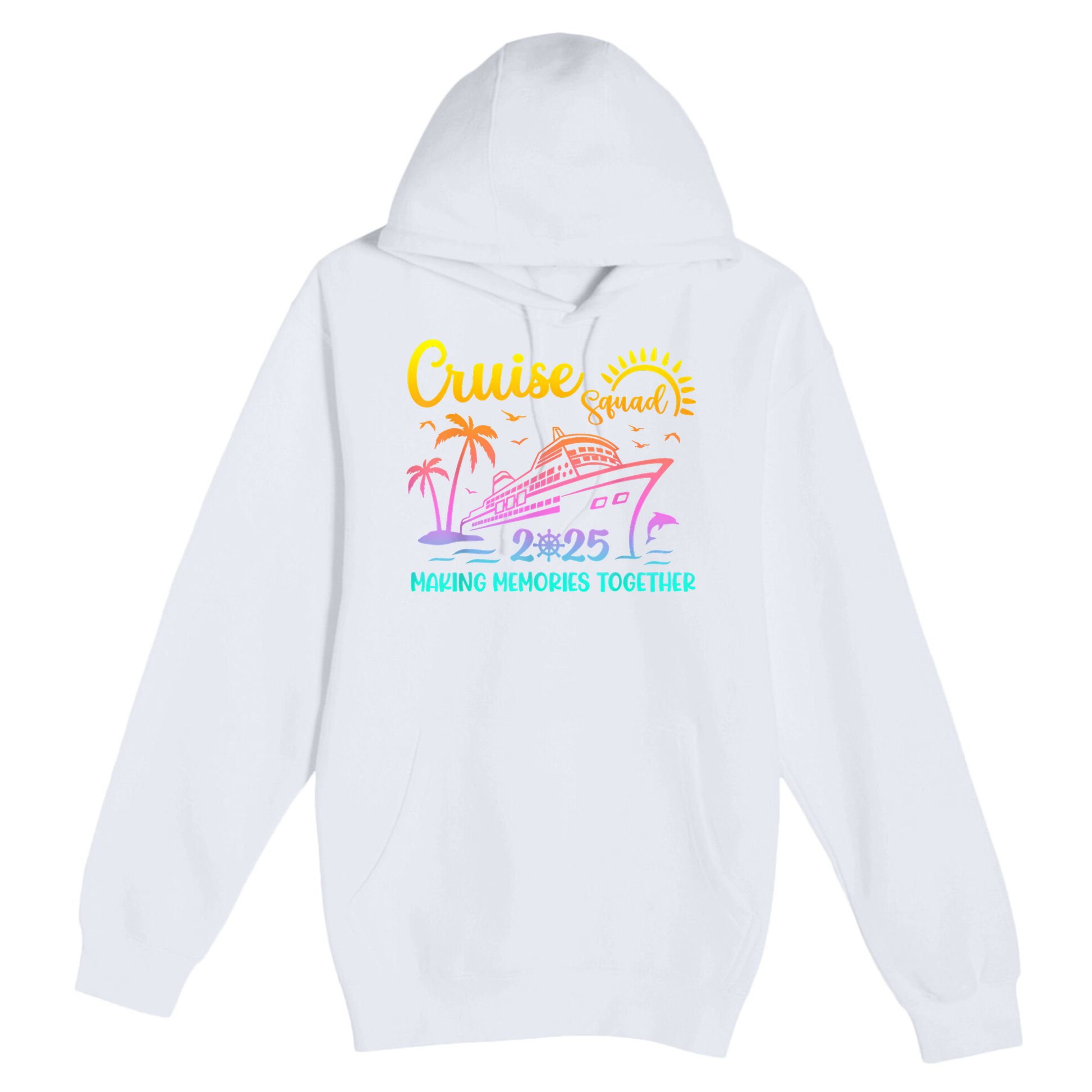 Cruise Squad 2025 Family Friends Vacation Matching Group Premium Pullover Hoodie
