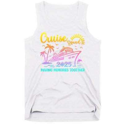 Cruise Squad 2025 Family Friends Vacation Matching Group Tank Top