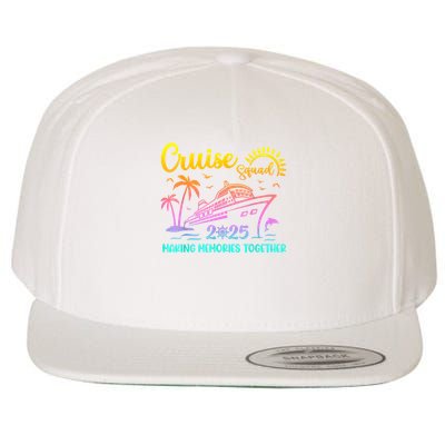 Cruise Squad 2025 Family Friends Vacation Matching Group Wool Snapback Cap