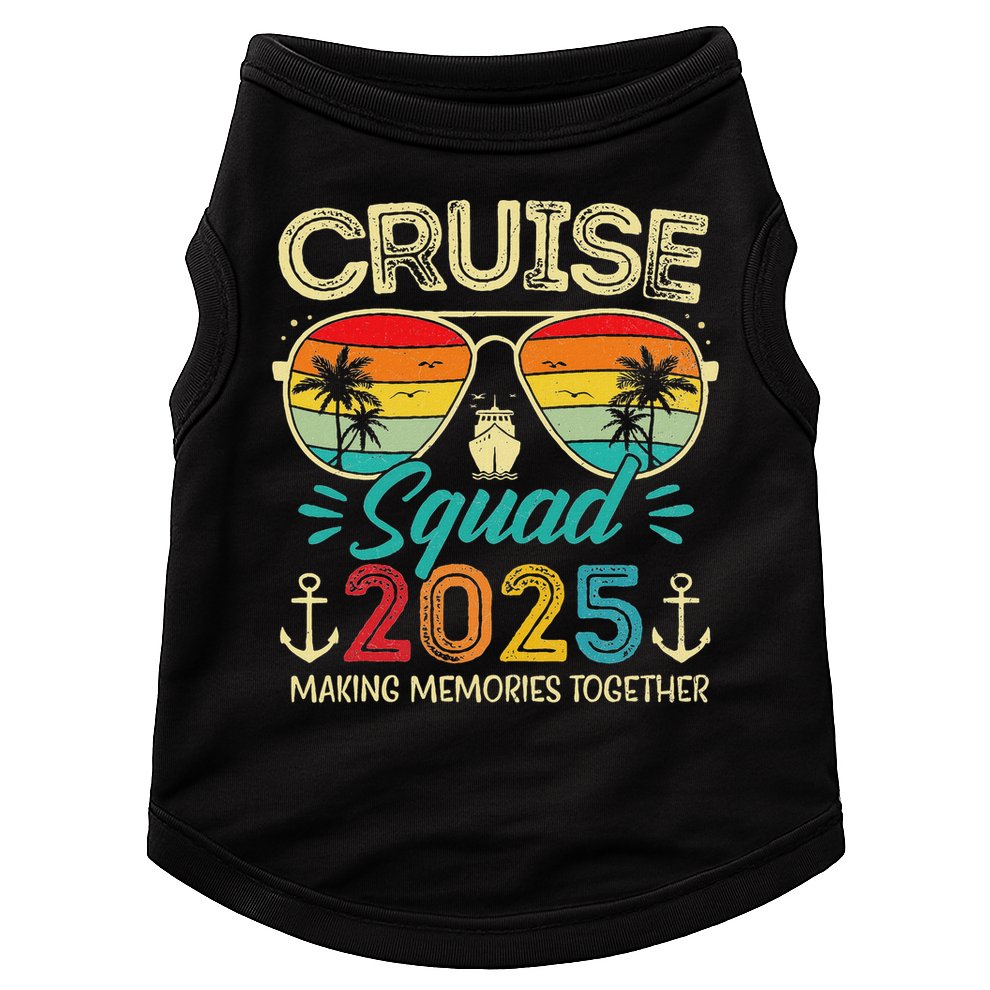 Cruise Squad 2025 Family Group Matching Vacation Doggie Tank