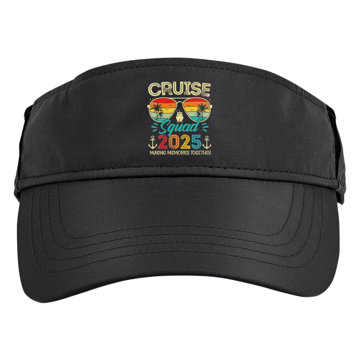 Cruise Squad 2025 Family Group Matching Vacation Adult Drive Performance Visor