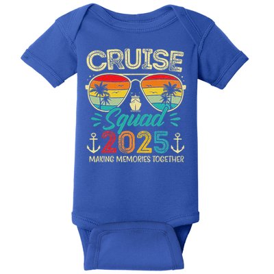 Cruise Squad 2025 Family Group Matching Vacation Baby Bodysuit