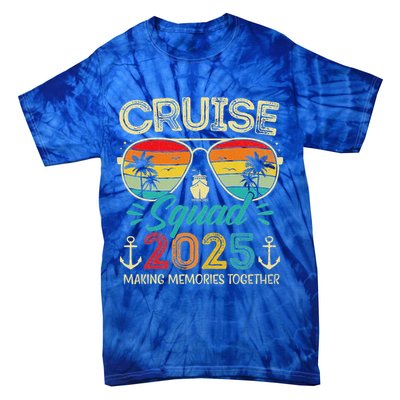 Cruise Squad 2025 Family Group Matching Vacation Tie-Dye T-Shirt