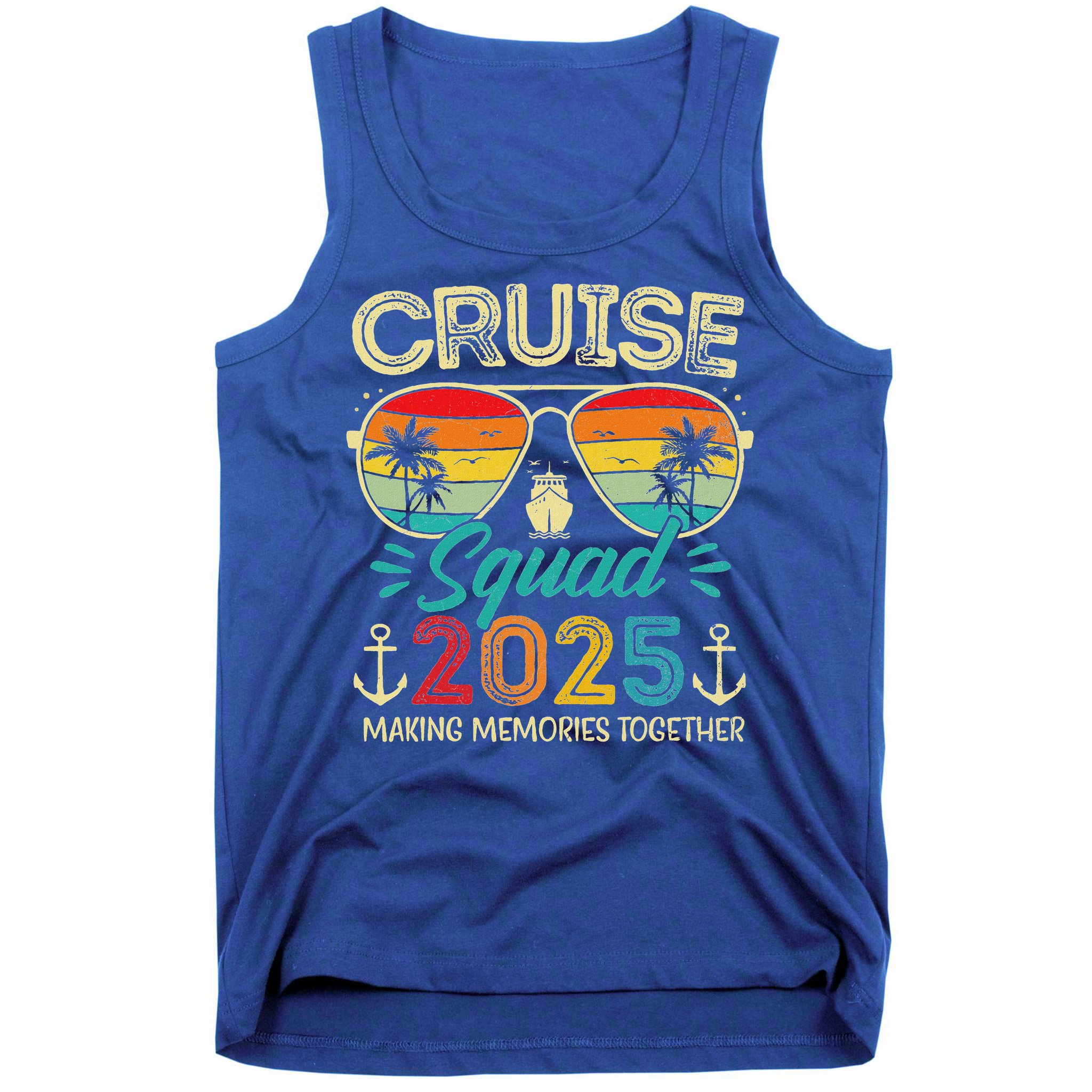 Cruise Squad 2025 Family Group Matching Vacation Tank Top