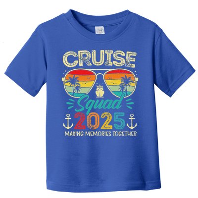 Cruise Squad 2025 Family Group Matching Vacation Toddler T-Shirt