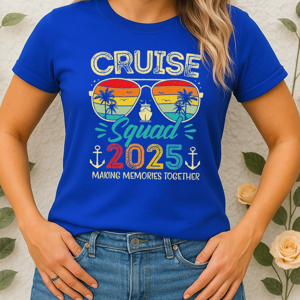 Cruise Squad 2025 Family Group Matching Vacation Womens T-Shirt