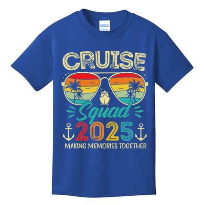 Cruise Squad 2025 Family Group Matching Vacation Kids T-Shirt