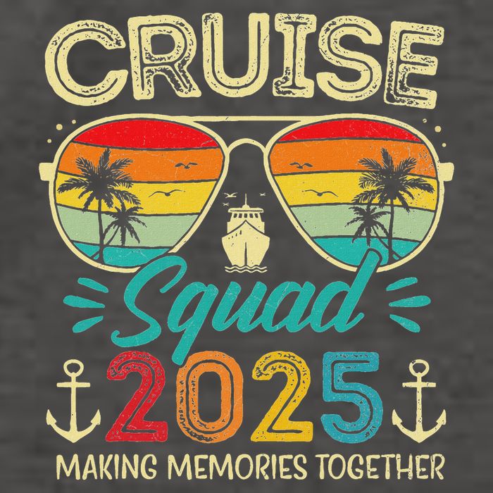 Cruise Squad 2025 Family Group Matching Vacation Vector Backpack