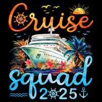 Cruise Squad 2025 Family Group Matching Cruising Vacation Impact Tech Backpack