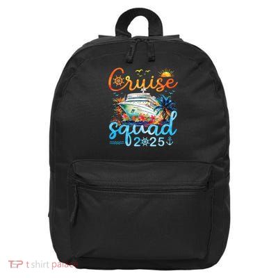 Cruise Squad 2025 Family Group Matching Cruising Vacation 16 in Basic Backpack