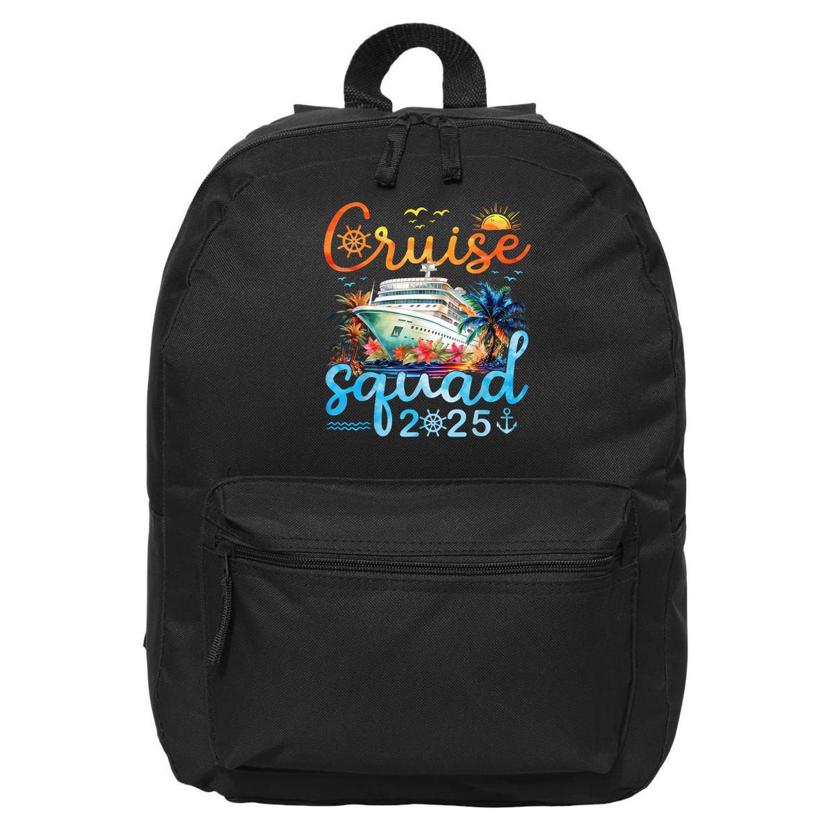 Cruise Squad 2025 Family Group Matching Cruising Vacation 16 in Basic Backpack