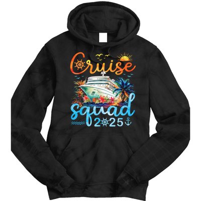 Cruise Squad 2025 Family Group Matching Cruising Vacation Tie Dye Hoodie