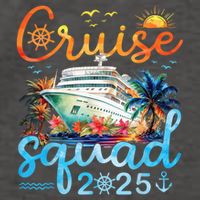 Cruise Squad 2025 Family Group Matching Cruising Vacation Vector Backpack