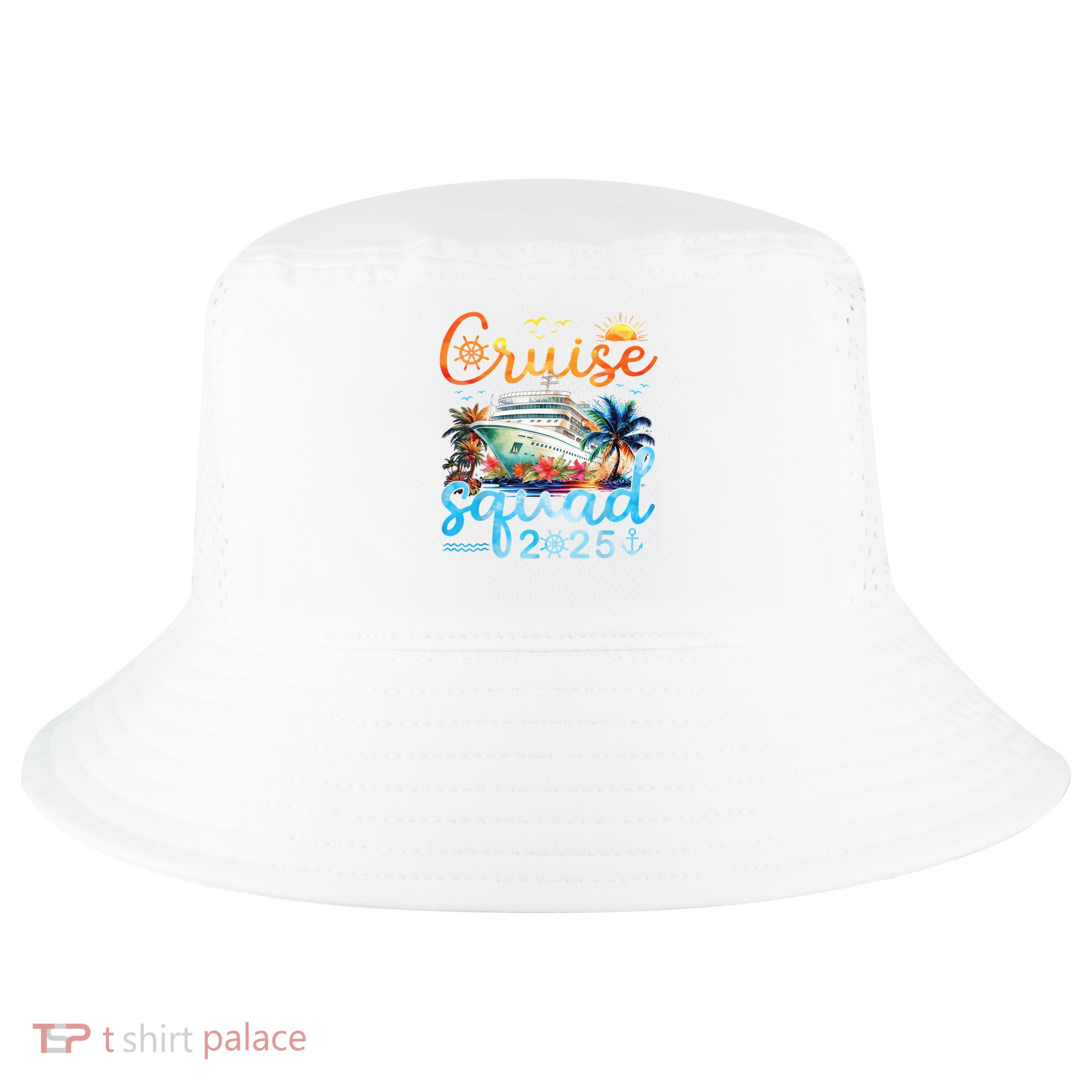 Cruise Squad 2025 Family Group Matching Cruising Vacation Cool Comfort Performance Bucket Hat