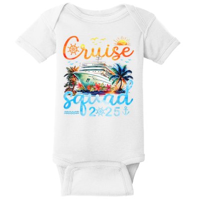 Cruise Squad 2025 Family Group Matching Cruising Vacation Baby Bodysuit