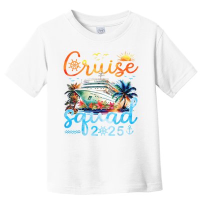 Cruise Squad 2025 Family Group Matching Cruising Vacation Toddler T-Shirt