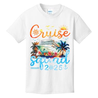 Cruise Squad 2025 Family Group Matching Cruising Vacation Kids T-Shirt