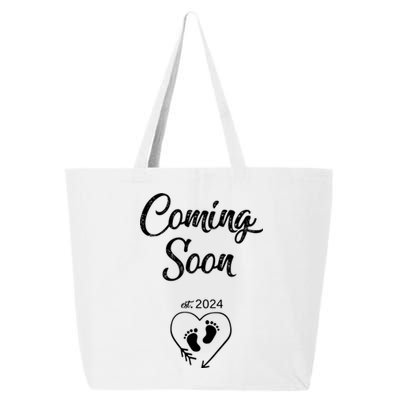 Coming Soon 2024 Pregnancy Announcement Mothers Day Mom 25L Jumbo Tote