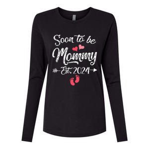 Coming Soon 2024 Soon To Be Mommy 2024 Womens Cotton Relaxed Long Sleeve T-Shirt