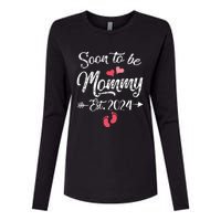 Coming Soon 2024 Soon To Be Mommy 2024 Womens Cotton Relaxed Long Sleeve T-Shirt