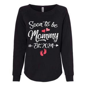 Coming Soon 2024 Soon To Be Mommy 2024 Womens California Wash Sweatshirt