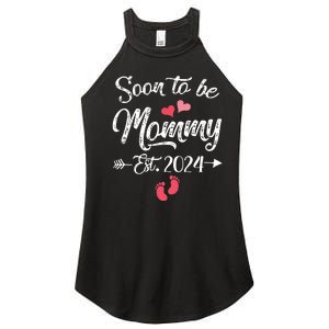 Coming Soon 2024 Soon To Be Mommy 2024 Women's Perfect Tri Rocker Tank