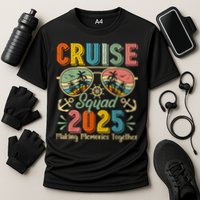 Cruise Squad 2025 Family Group Matching Summer Vacation Cooling Performance Crew T-Shirt