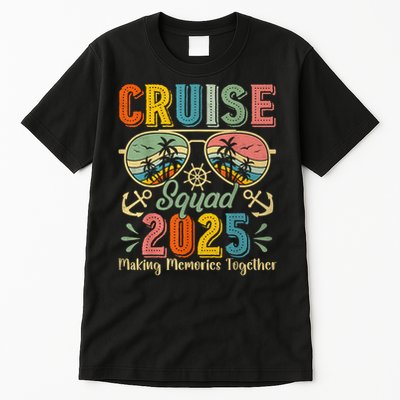Cruise Squad 2025 Family Group Matching Summer Vacation Tall T-Shirt
