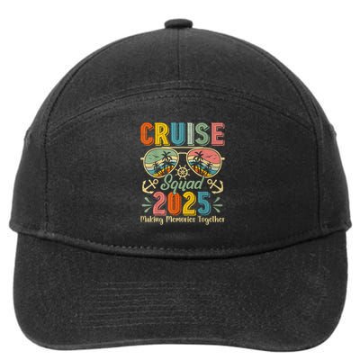Cruise Squad 2025 Family Group Matching Summer Vacation 7-Panel Snapback Hat
