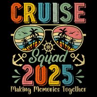 Cruise Squad 2025 Family Group Matching Summer Vacation Bucket Hat