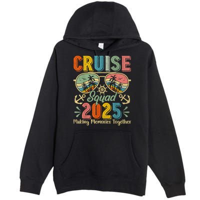Cruise Squad 2025 Family Group Matching Summer Vacation Premium Pullover Hoodie