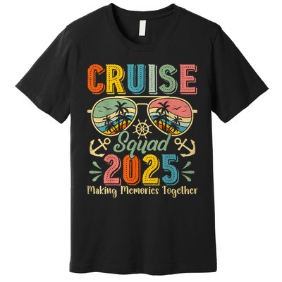 Cruise Squad 2025 Family Group Matching Summer Vacation Premium T-Shirt
