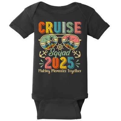 Cruise Squad 2025 Family Group Matching Summer Vacation Baby Bodysuit