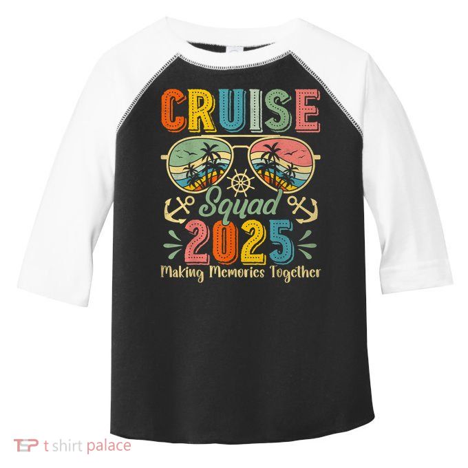 Cruise Squad 2025 Family Group Matching Summer Vacation Toddler Fine Jersey T-Shirt