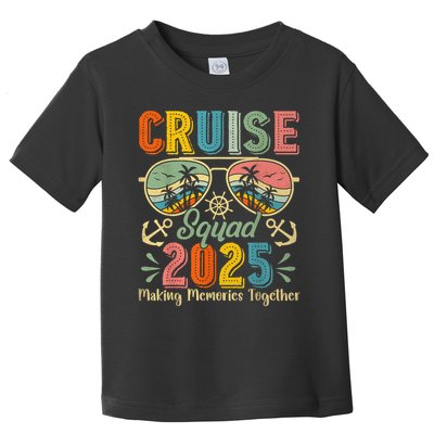 Cruise Squad 2025 Family Group Matching Summer Vacation Toddler T-Shirt