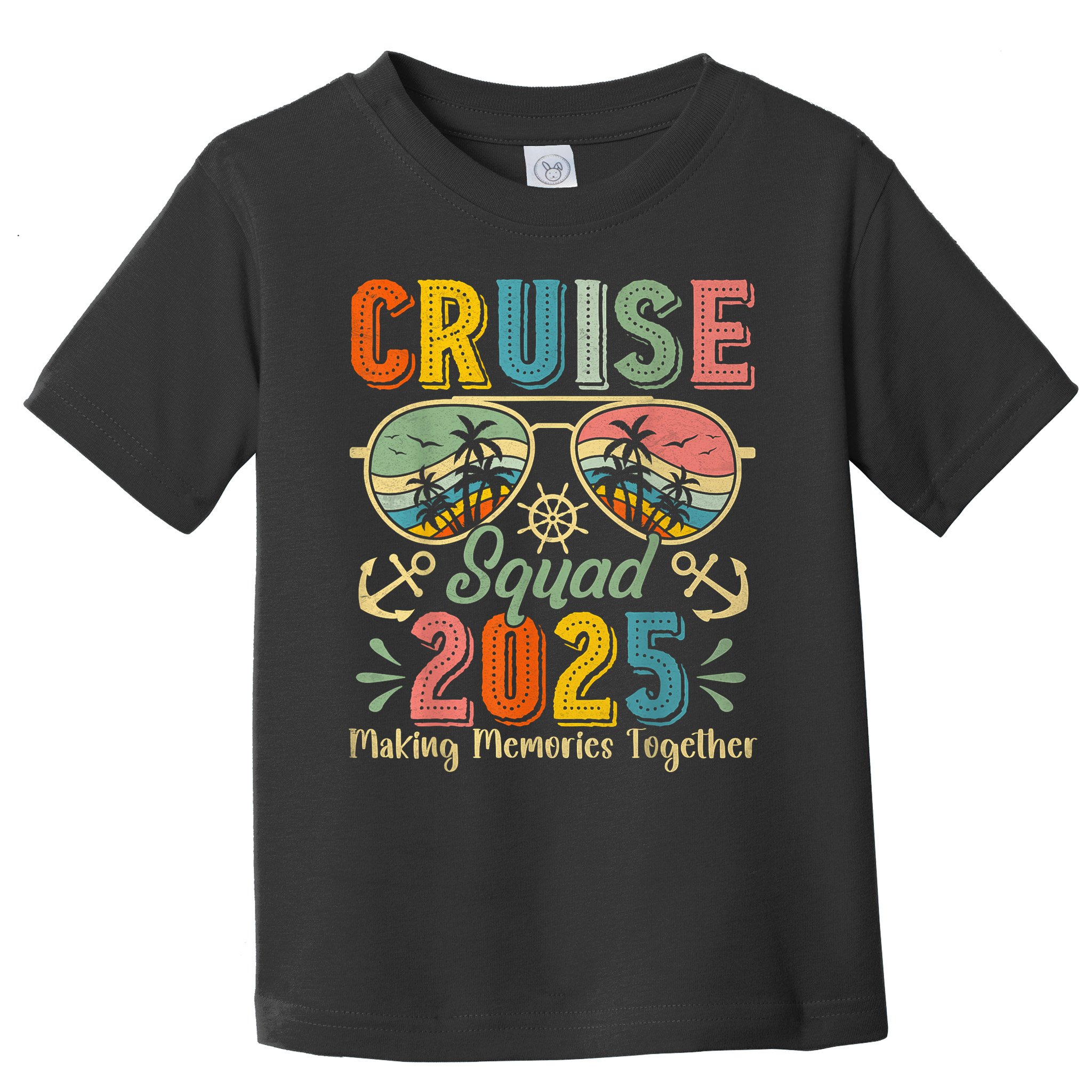 Cruise Squad 2025 Family Group Matching Summer Vacation Toddler T-Shirt