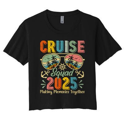 Cruise Squad 2025 Family Group Matching Summer Vacation Crop Top