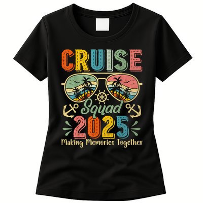 Cruise Squad 2025 Family Group Matching Summer Vacation Womens T-Shirt