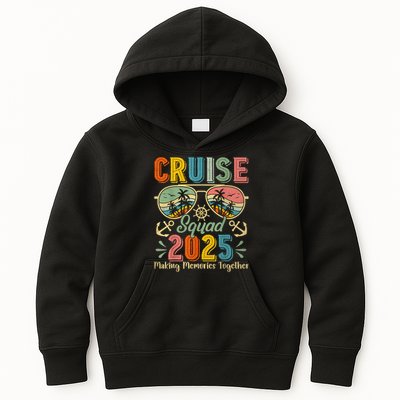 Cruise Squad 2025 Family Group Matching Summer Vacation Kids Hoodie
