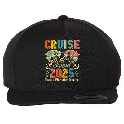 Cruise Squad 2025 Family Group Matching Summer Vacation Wool Snapback Cap