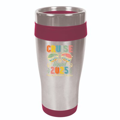 Cruise Squad 2025 Family Group Matching Summer Vacation 16oz Travel Tumbler