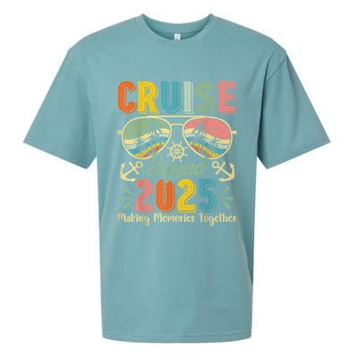 Cruise Squad 2025 Family Group Matching Summer Vacation Sueded Cloud Jersey T-Shirt